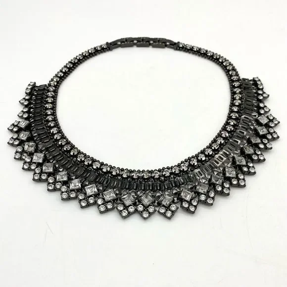 Stella & Dot Hematite Palladian Necklace - Picture 3 of 16